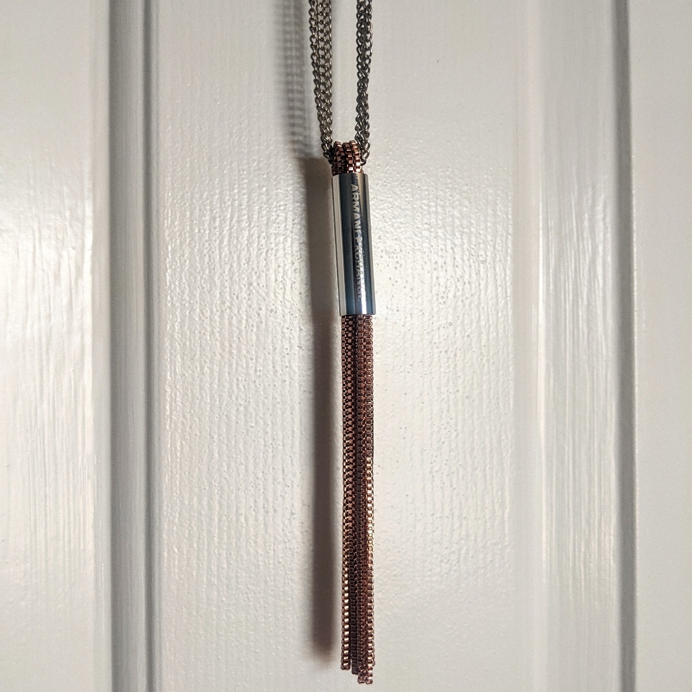 Armani Exchange Rose Gold Chain Necklace - FWP
